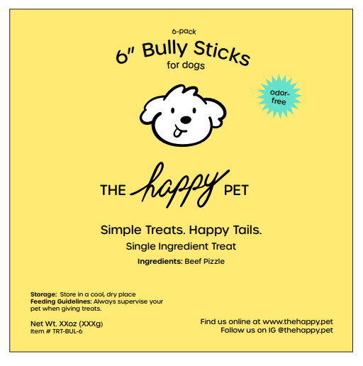 6" Bully Sticks (6-Pack)