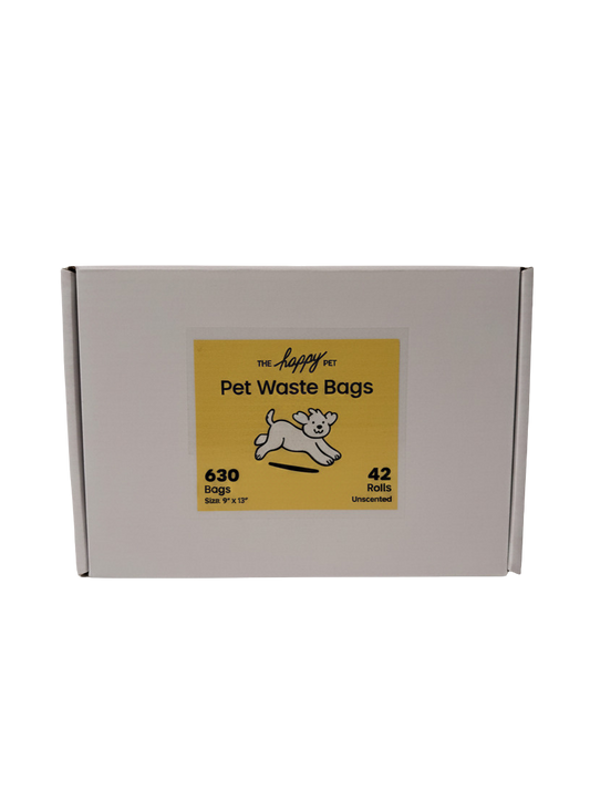 The Happy Pet Waste Bags - 630 bags, 42 rolls