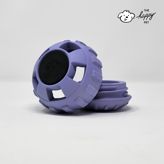 Large lilac Lollypup dog treat ball – The Happy Pet