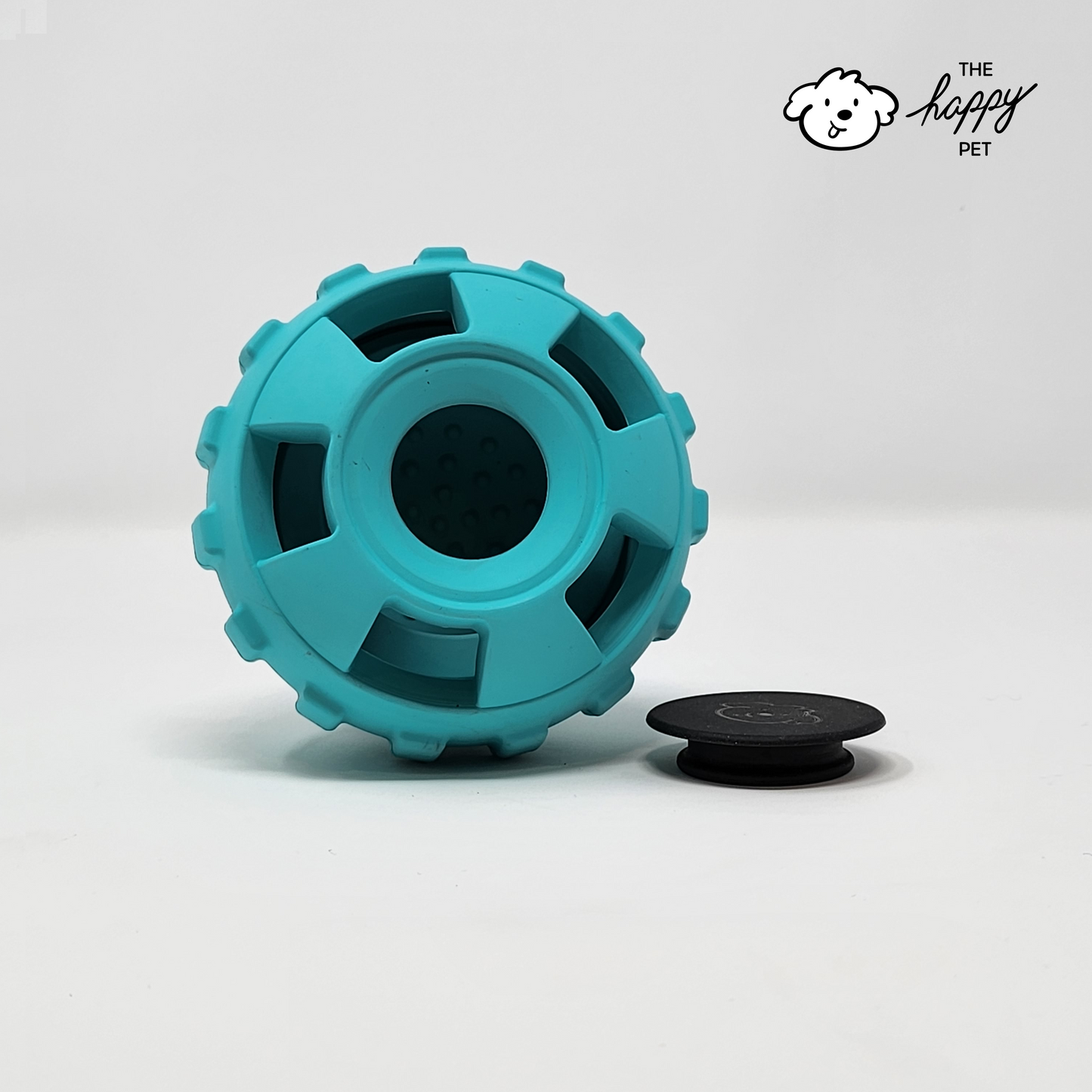 Large teal Lollypup dog treat ball – The Happy Pet